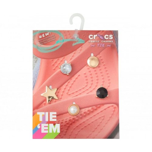Джибитс шармс CROCS Набор из 5 Jibbitz™ Shoelery Sandal Elevated (Shoelery Sandal Elevated 5 Pack)
