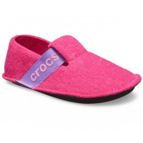 Детские  розовые тапочки CROCS Kids' Classic Slipper