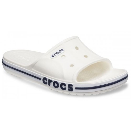 Белые шлепанцы CROCS Bayaband Slide