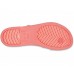 Женские  коралловые шлепанцы CROCS Women's  Tulum Translucent Toe Post