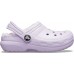 Детские  лавандовые утепленные сабо CROCS Kids’ Classic Lined Clog