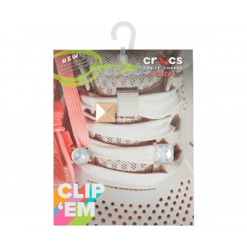 Джибитс шармс CROCS Набор из 3 Jibbitz™ Lace Elevated Shoelery (Lace Elevated Shoelery 3 Pack)
