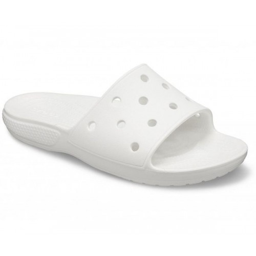 Белые шлепанцы CROCS Classic  Slide