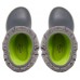 Детские  серые сапоги CROCS Kids' Crocband™ Winter Boot
