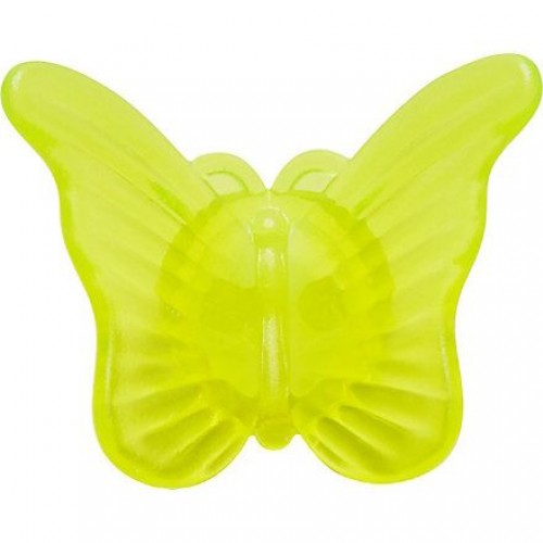 Джибитс шармс CROCS Зажим с желтой бабочкой (Yellow Butterfly Clip)