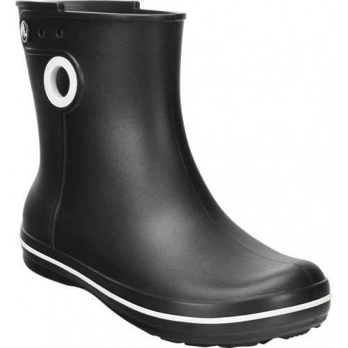 Женские  черные «резиновые» сапоги CROCS Women’s Jaunt Shorty Boot