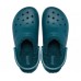 Бирюзовые утепленные сабо CROCS Classic Lined Clog