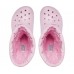 Бледно-розовые сапоги CROCS Classic Lined Neo Puff Boot