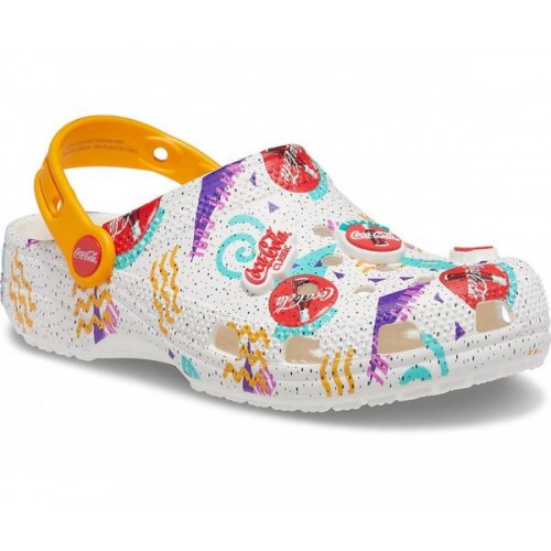 Белые сабо CROCS Coca-Cola 90s Clog