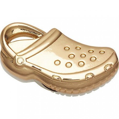 Джибитс шармс CROCS Золотой Classic clog (Gold Classic Clog)