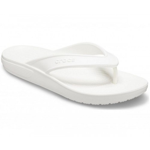 Белые шлепанцы CROCS Classic II Flip
