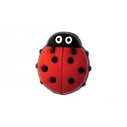 Джибитс шармс CROCS Божья коровка (Ladybug)