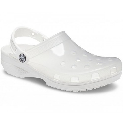 Белые сабо CROCS Classic Translucent Clog