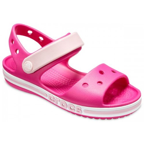 Детские  розовые сандалии CROCS Kids' Bayaband Sandal