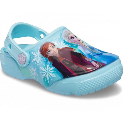 Голубые сабо для девочек CROCS Kids'  Fun Lab Disney Frozen II Clog