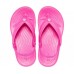 Детские  розовые шлепанцы CROCS Crocband Strap Flip K