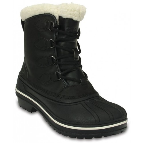 Женские  черные ботинки CROCS Women's AllCast II Boot