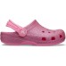 Розовые сабо для девочек CROCS Kids’ Classic Glitter Clog