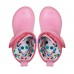 Детские  розовые зимние сапоги CROCS Kids Crocband II.5 Gust Boot