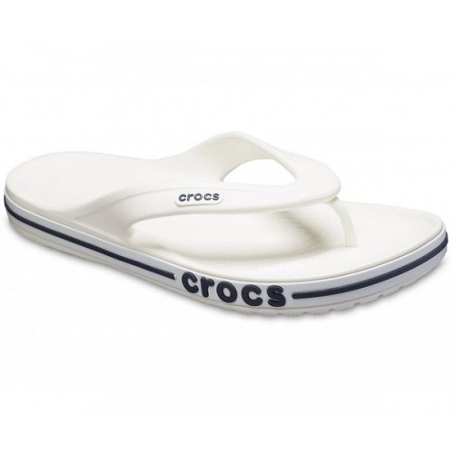Белые шлепанцы CROCS Bayaband Flip