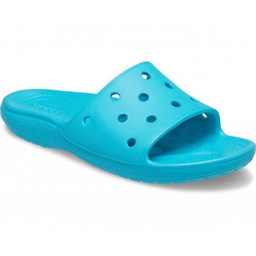 Голубые шлепанцы CROCS Classic  Slide