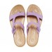 Женские  сиреневые сандалии CROCS Women's  Tulum Toe Post Sandal