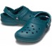 Бирюзовые утепленные сабо CROCS Classic Lined Clog