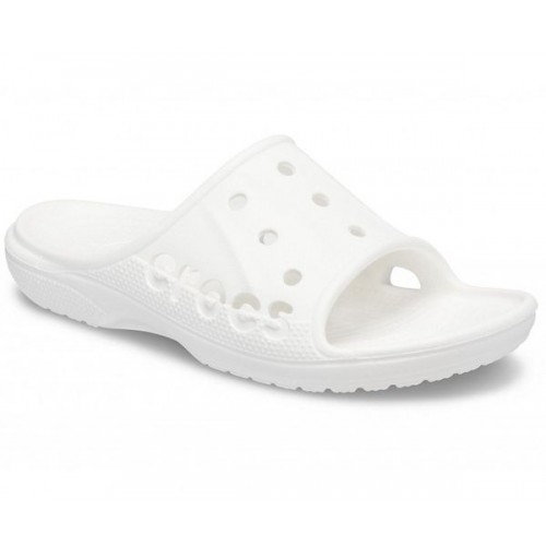 Белые шлепанцы CROCS Baya Slide