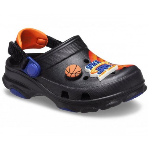Детские  черные сабо CROCS Kids' Classic All Terrain Space Jam II Clog