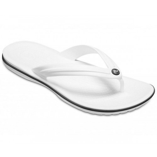 Белые шлепанцы CROCS Crocband™ Flip